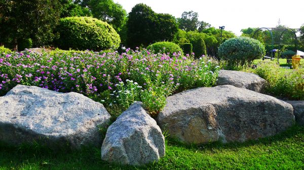 Boulder Landscaping in Fayetteville