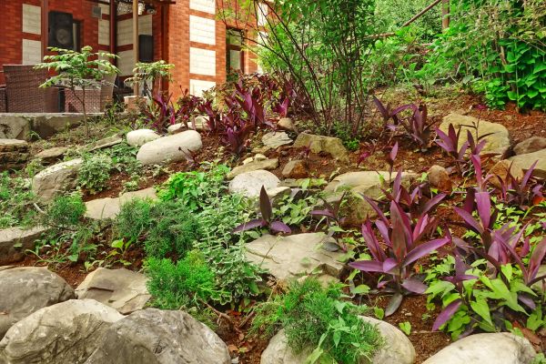 Rock Garden Landscaping in Fayetteville